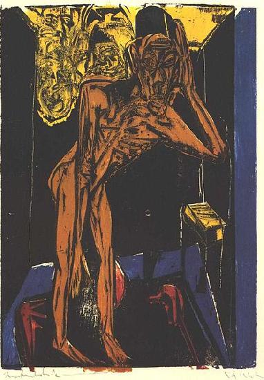 Ernst Ludwig Kirchner Schlemihls in the loneliness of the room